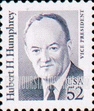 FindYourStampsValue: HUBERT H. HUMPHREY - Great Americans