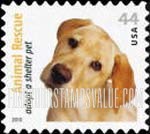ANIMAL RESCUE - Yellow Labrador Retriever, Self-Adhesive stamp