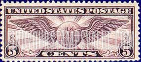 FindYourStampsValue: WINGED GLOBE - 5c