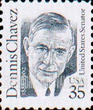 FindYourStampsValue: DENNIS CHAVEZ - Great Americans