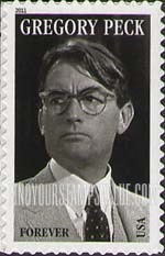 GREGORY PECK, ACTOR, Self-Adhesive stamp