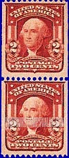 FindYourStampsValue: GEORGE WASHINGTON, Pair of Coil Stamps