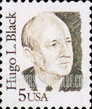 FindYourStampsValue: HUGO L. BLACK - Great Americans