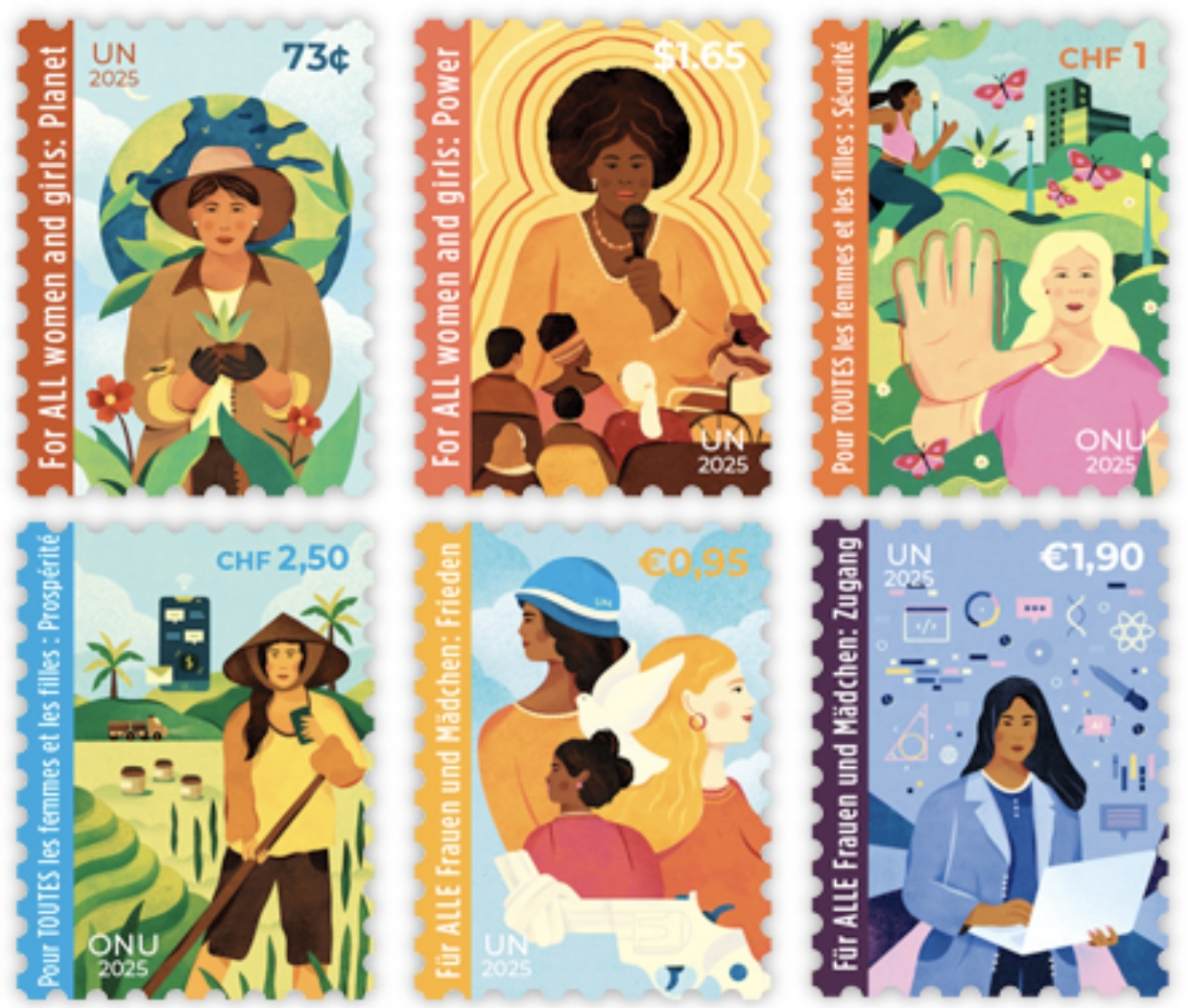 UN Postal Administration Celebrates International Women’s Day with New Stamp Series