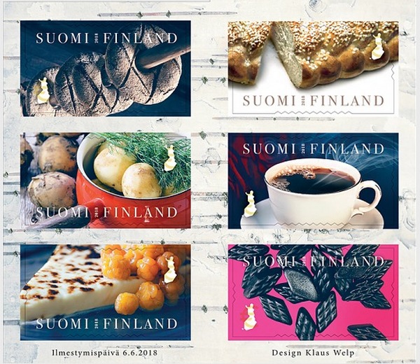 Finnish tastes reflected in bright stamps. Six beautiful items released by Finland Post