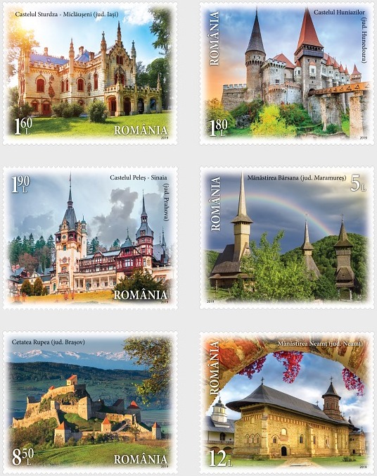 Welcome to Romania! – six stamps released by Romfilatelia