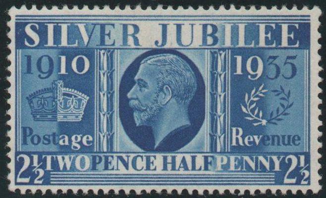1935 2½d Prussian blue stamp is offered by Paul Fraser for $24,899