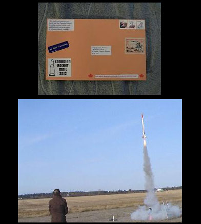 Canadian rocketmail launches with Gerhard Zucker stamps on-board will continue into 2012
