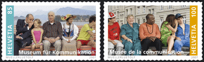 Swiss Post special stamps set pictures in motion