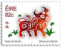 Ireland issues Year of the Ox stamp