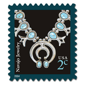 Navajo Jewelry Stamp showcases artistry of Navajo Silversmiths
