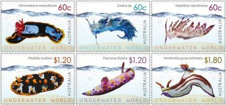 Underwater Sea Creatures featured by Australia Post in new stamp issue