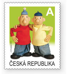 Stamps with Pat and Mat already on sale