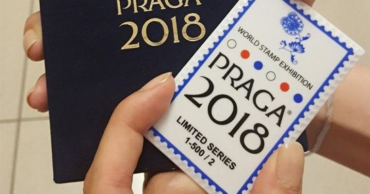 Unique porcelain stamps specially released for PRAGA 2018!