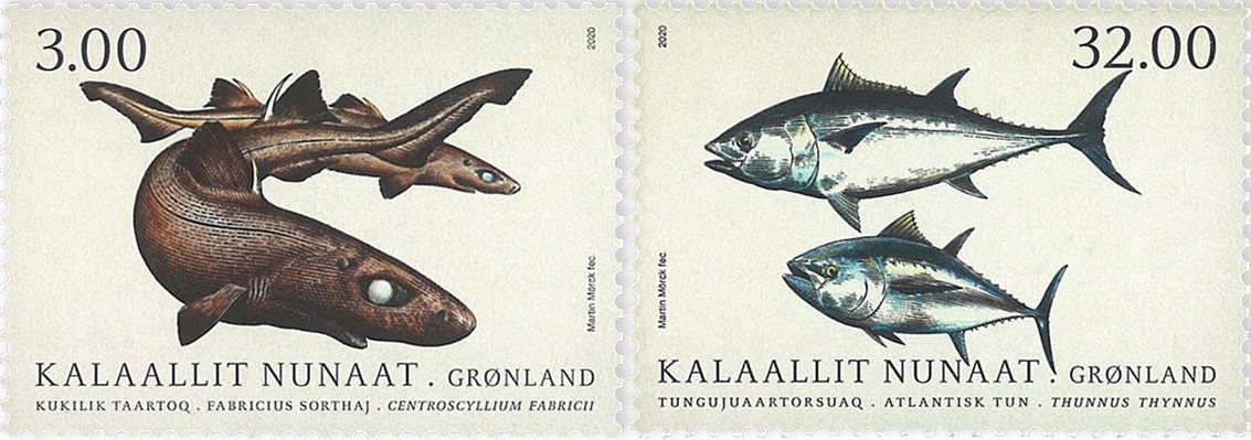 Fish in Greenlandic waters – two great stamps released!
