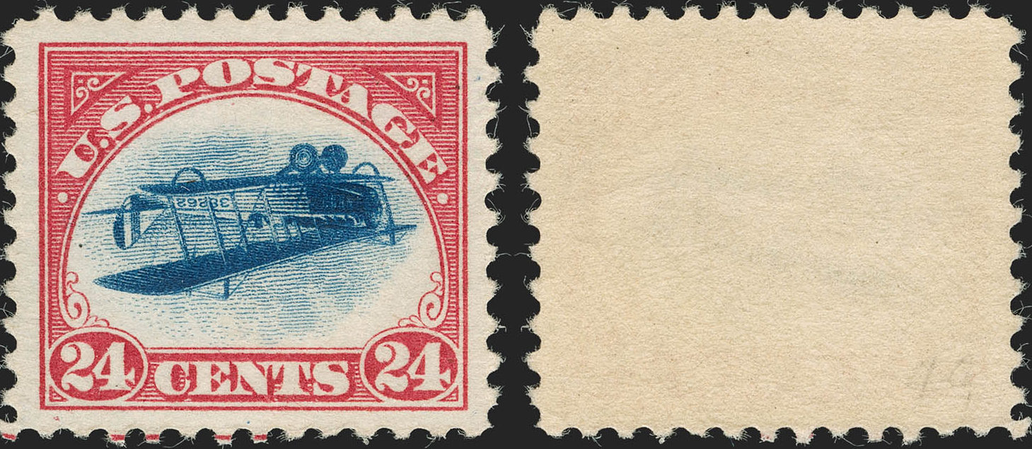 24c Inverted Jenny Position 49 is to fetch more than $850,000 at Siegel