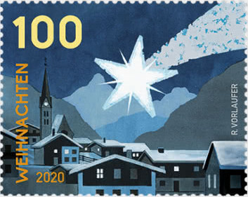 Austria Post devotes its Christmas 2020 stamp to Christmas star!