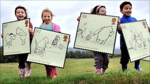 Winnie the Pooh stamps released