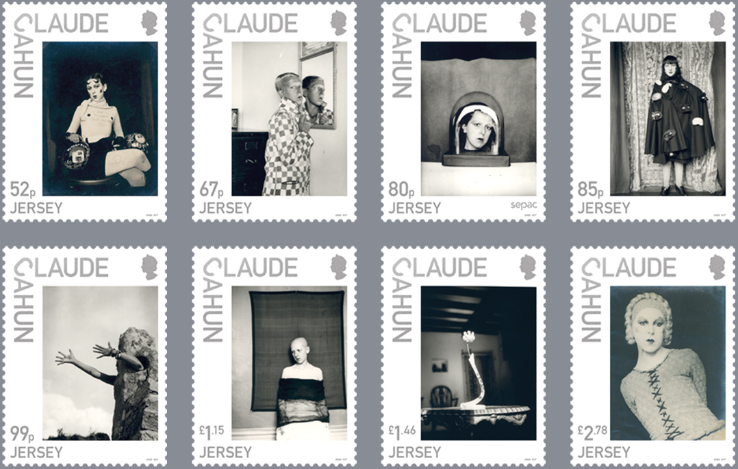 Jersey Post honors Claude Cahun with eight stamps!