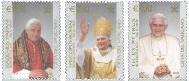 New Vatican postal stamps carry Pope's image