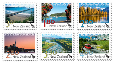 New Zealand's Natural Beauty On Stamps