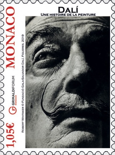 Dali: a history of painting – a special stamp released by Monaco Post