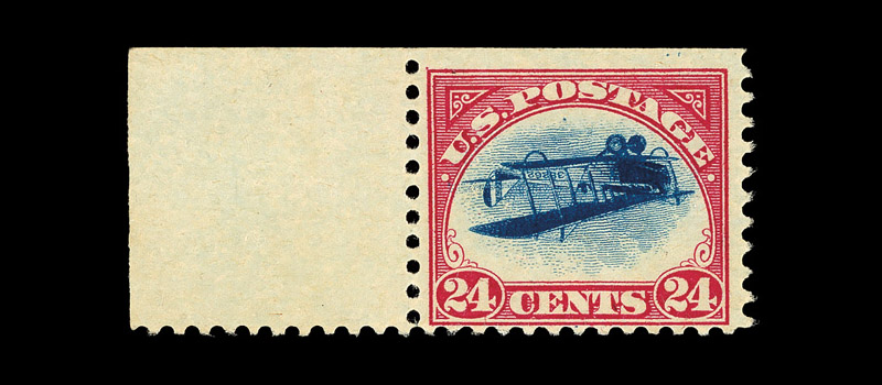 1918 “Jenny Invert” headlines Kelleher’s October 30 sale of the Peterson philatelic collection