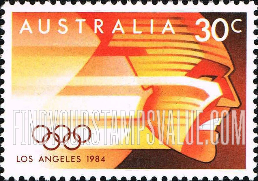 1984 Summer Olympics: Competing (facing right)