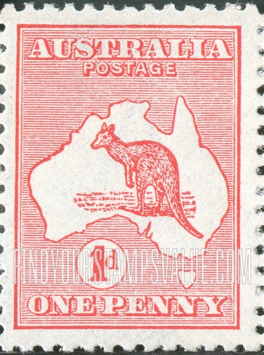 FindYourStampsValue: Kangaroo and Map