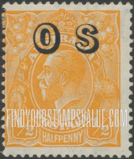 FindYourStampsValue: OFFICIAL - King George V: On Regular Issues of 1928-1932