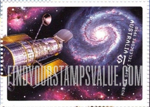 Space Age, 50th Anniversary: Hubble Space Telescope, 1990, horizontal