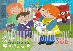 FindYourStampsValue: Postie Kate: With van, delivering package