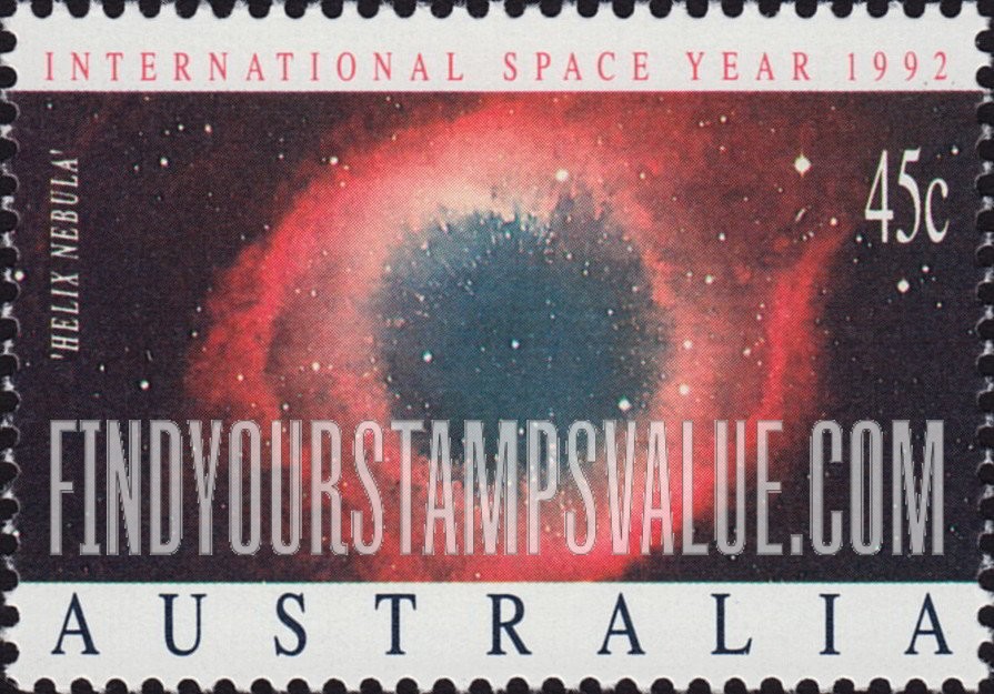 FindYourStampsValue: International Space Year: Helix Nebula