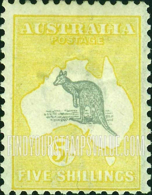 FindYourStampsValue: Kangaroo and Map