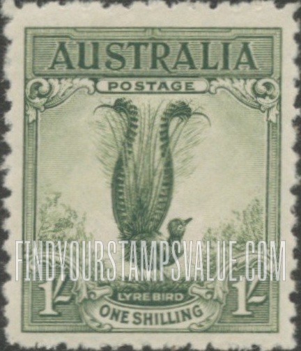 FindYourStampsValue: Male Lyrebird