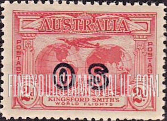 FindYourStampsValue: OFFICIAL - “Southern Cross” over Hemispheres: On Regular Issue of 1931