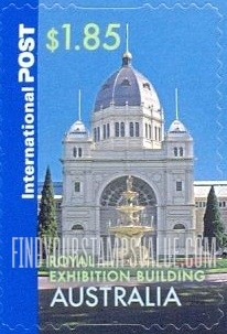 FindYourStampsValue: Royal Exhibition Building, Melbourne
