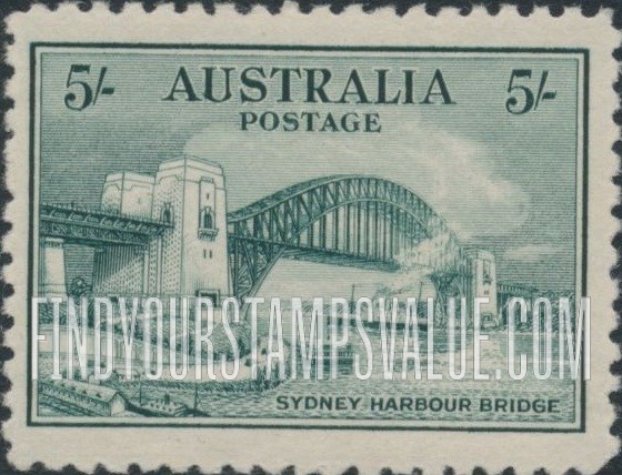 FindYourStampsValue: Sydney Harbor Bridge
