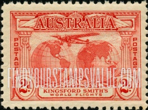 FindYourStampsValue: “Southern Cross” over Hemispheres