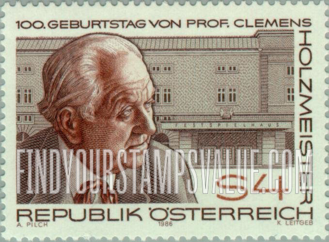 Clemens Holzmeister (b. 1886), Architect, Salzburg Festival Theater, 1926