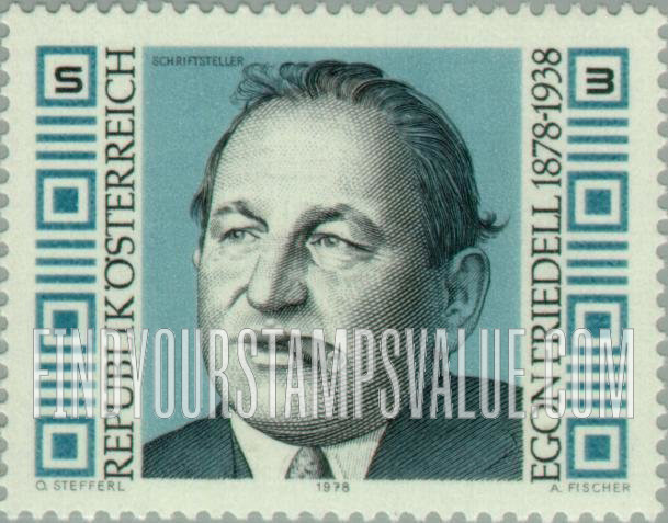 FindYourStampsValue: Egon Friedell (1878-1938), Writer and Historian