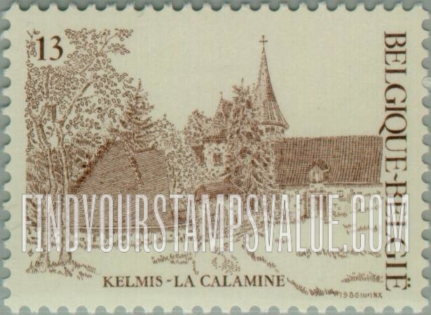 FindYourStampsValue: Eynenbourg Castle, La Calamine