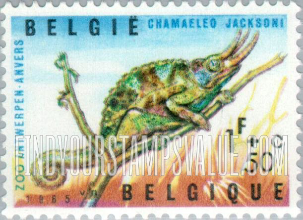 FindYourStampsValue: Semi-Postal: Jackson’s Chameleon