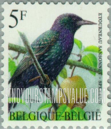FindYourStampsValue: Bird: Etourneau sansonnet