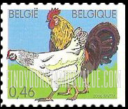 FindYourStampsValue: Farm Animals: Chicken and rooster