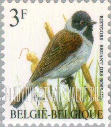 FindYourStampsValue: Birds: Bruant des roseaux