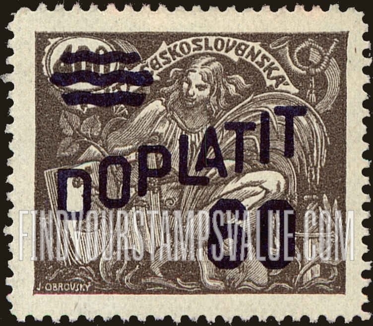 FindYourStampsValue: POSTAGE DUE STAMPS - Agriculture and Science: Violet Surcharge