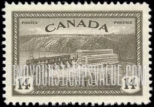 FindYourStampsValue: Hydroelectric Station, Saint Maurice River