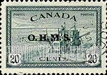Official Stamps - Combine overprinted in black