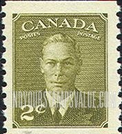 FindYourStampsValue: Coil Stamps: King George VI